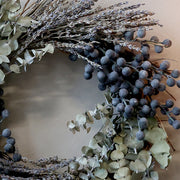 Szárított virágok koszorú mix.