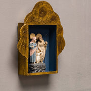 A Szent Családot ábrázoló dioráma.