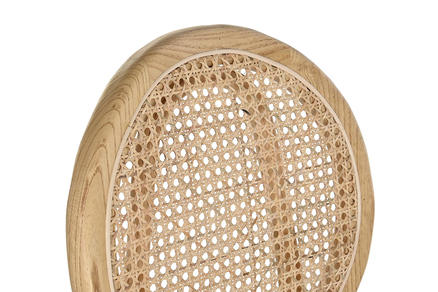 Thonet bárszék, rattan háttámlával.