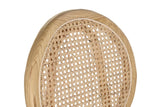 Thonet bárszék, rattan háttámlával.