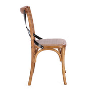 Diószínű, thonet jellegű, szilfa étkezőszék.