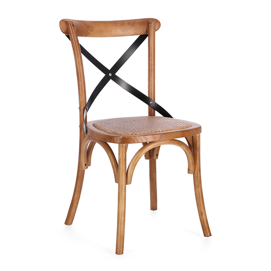 Diószínű, thonet jellegű, szilfa étkezőszék.