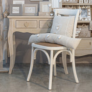 CROSS fehér szilfa-rattan étkezőszék