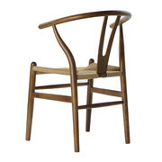 Barna színű, hajlított szilfából készült karosszék.