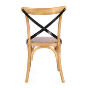 Natúr színű szilfa étkezőszék.