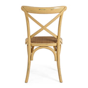 Okker színű, thonet jellegű, szilfa étkezőszék.