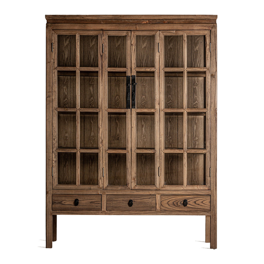 TARTU szilfa vitrin 175 cm