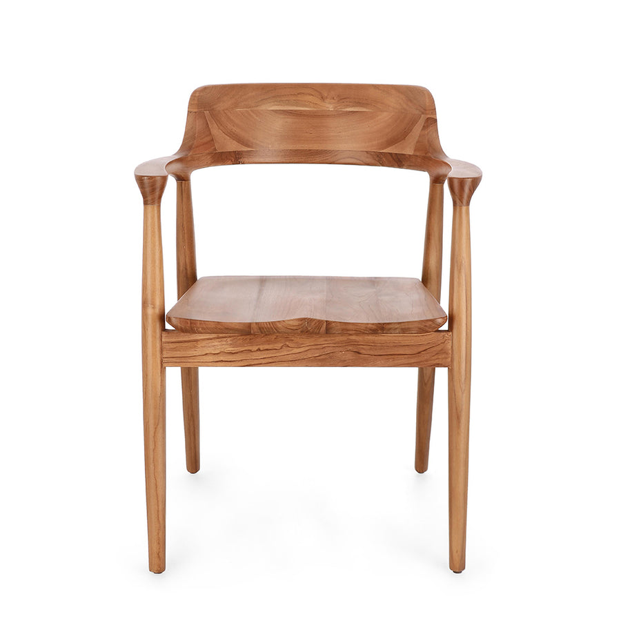 SUZY barna teakfa étkezőszék