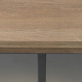 Természetes kőrisfa felület erezet részlet TV szekrény tetején