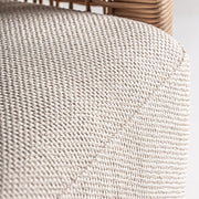 Kortárs teakfa kerti fotel.