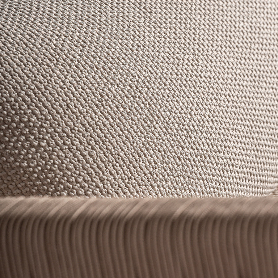 Kortárs teakfa kerti kanapé.