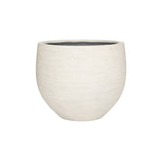 Urban Jumbo Orb XXS kaspó elefántcsont árnyalatban, gömbformájú design kaspó UV- és fagyálló kivitelben.