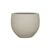 Urban Jumbo Orb XXS kaspó mosott bézs színben, 53 cm átmérőjű, betonhatású ficonstone kaspó kültérre és beltérre.