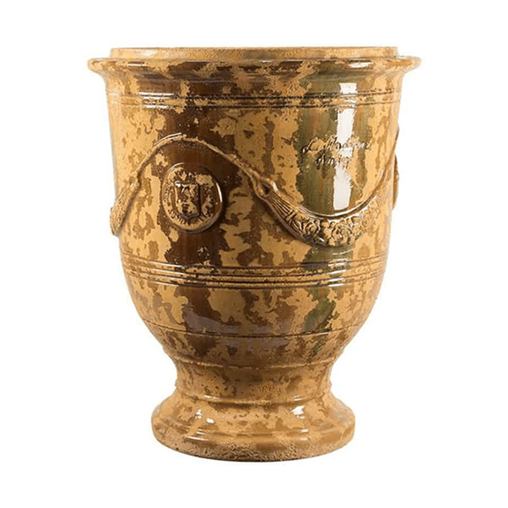 VASE D' ANDUZE VIEILLIS TRADICION antik anduze kerámiakaspó Ø 46 x 55 cm