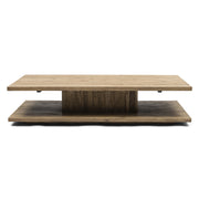 vermont tölgyfa dohányzóasztal 160 cm minimalista design fehér háttéren