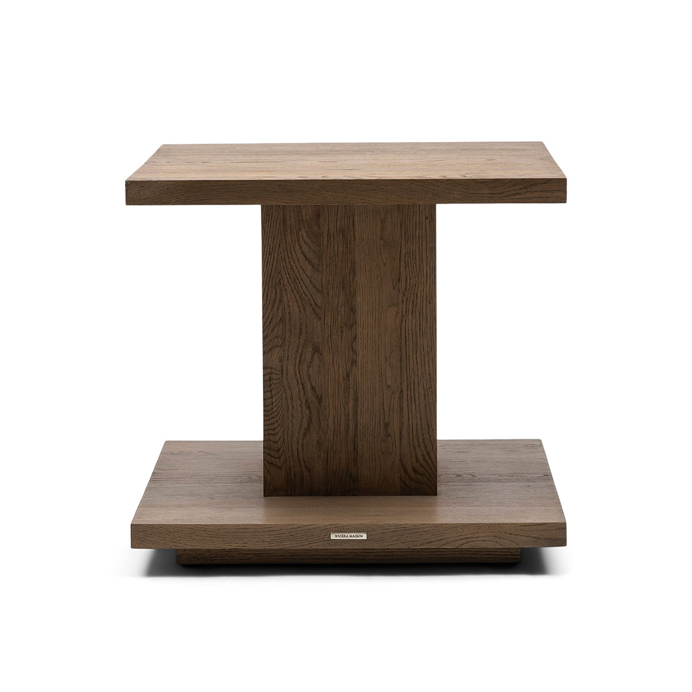 Vermont tölgyfa kisasztal 60 cm, masszív modern kialakítás, Rivièra Maison