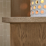 Vermont konzolasztal fa felület részlet, természetes erezet