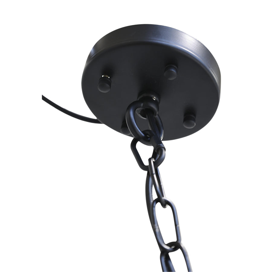 Versailles üvegcsillár mennyezeti felfüggesztő eleme fekete színben