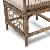 rattan karosszék fonott szerkezet részlet