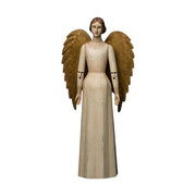 Krémszínű orléans-i angyal figura.