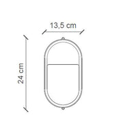 Antikolt felületű mázas kerámiából és bordázott üvegből készült kézműves falilámpa.