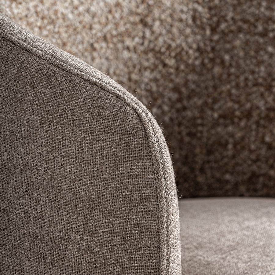 Bézs zsenília kárpit részlet – Vipiteno fotel