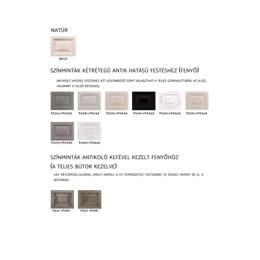 Színminta paletta "Maison"