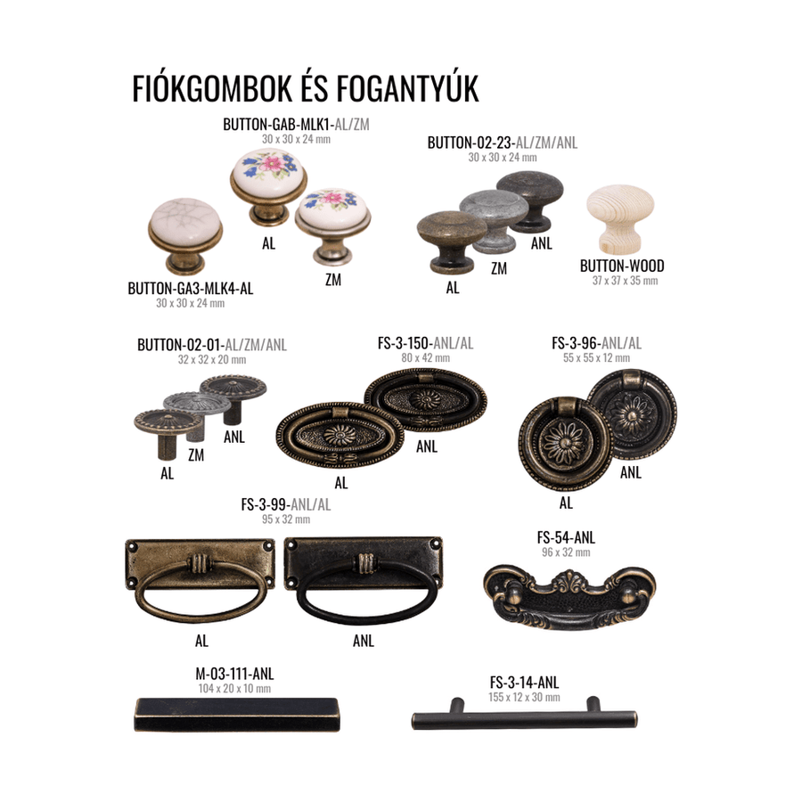 MAISON fenyőfa pohárszék - borszekrény 210 cm