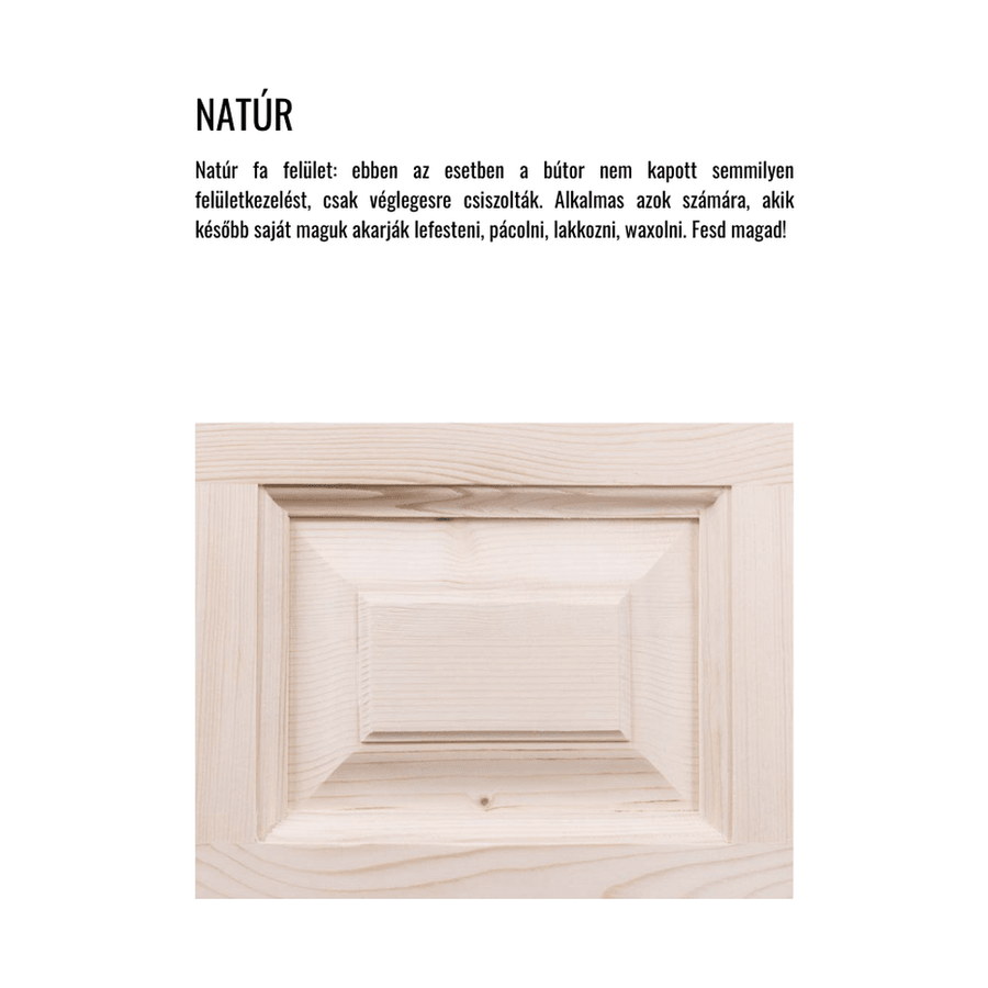 MAISON shabby chic fenyőfa komód 158 cm