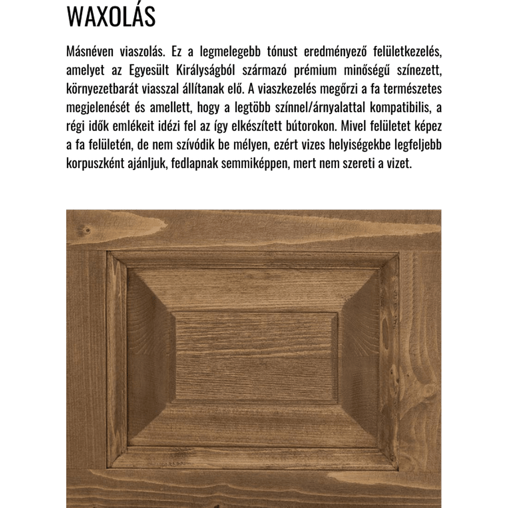 MAISON fenyőfa shabby chic vitrin 190 cm