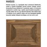 MAISON fenyőfa shabby chic vitrin 190 cm