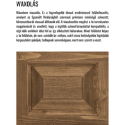 MAISON fenyőfa könyvszekrény 210 cm