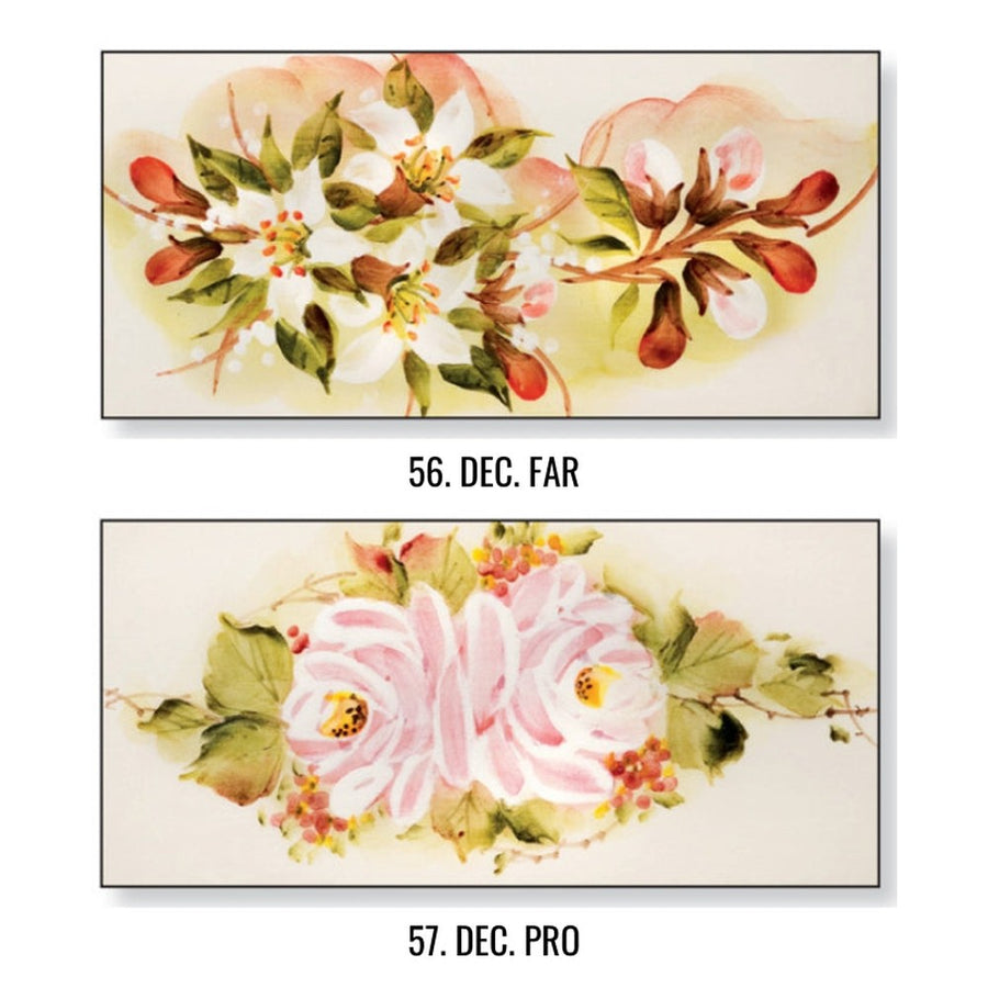 Festett kerámia minták.