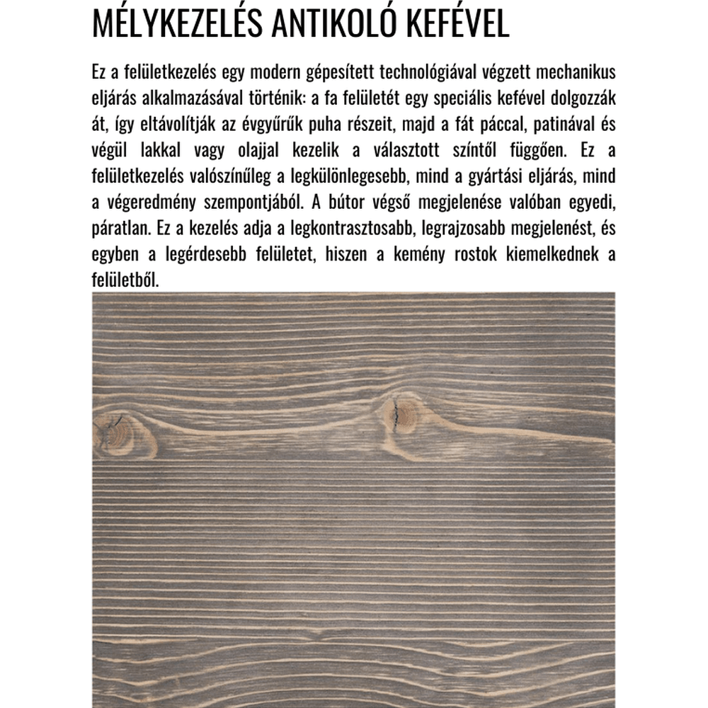 MAISON fenyőfa könyvszekrény 197 cm