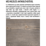 MAISON fenyőfa könyvszekrény 197 cm