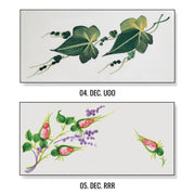 Festett kerámia díszítések.