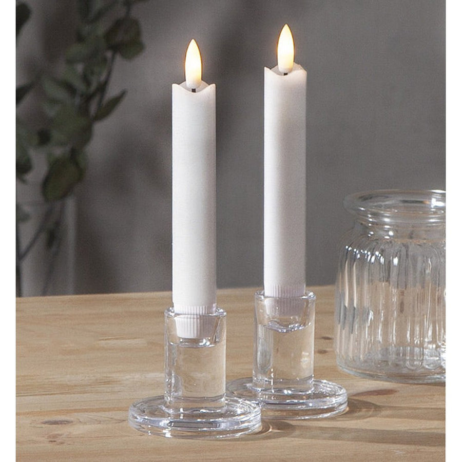 2 darabos valódi viaszból készült, fehér színű LED gyertya időzítővel.