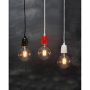 GALZE piros függő dekorfoglalat E27 4 cm