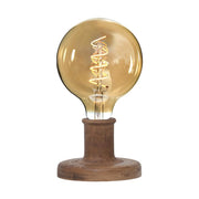 Fából készült, natúr színű asztali dekorfoglalat.