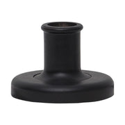 Fából készült, fekete színű asztali dekorfoglalat.