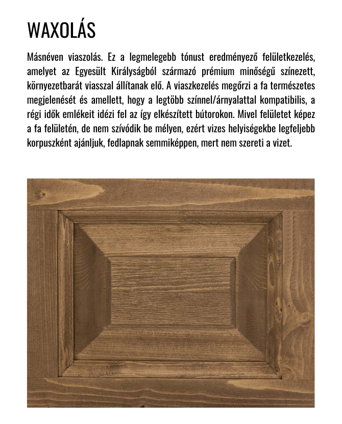 Fenyõfa dohányzóasztal 120 cm "Maison"