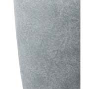 Prémium minőségű, nagyméretű, 25, 35 és 44 cm átmérőjű, fagyálló műgyantából készült, modern kortárs stílusú, beton hatású, szürke színű kültéri kaspószett