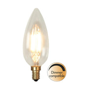 CLEAR FILAMENT dimmelhető LED dekor izzó C45 E14