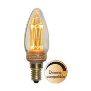 New Generation Classic meleg fehér fényű LED dekorációs izzó áttetsző üveggel.