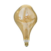 Industrial Vintage meleg fehér fényű, LED dekorációs vintage izzó borostyánszínű üveggel.