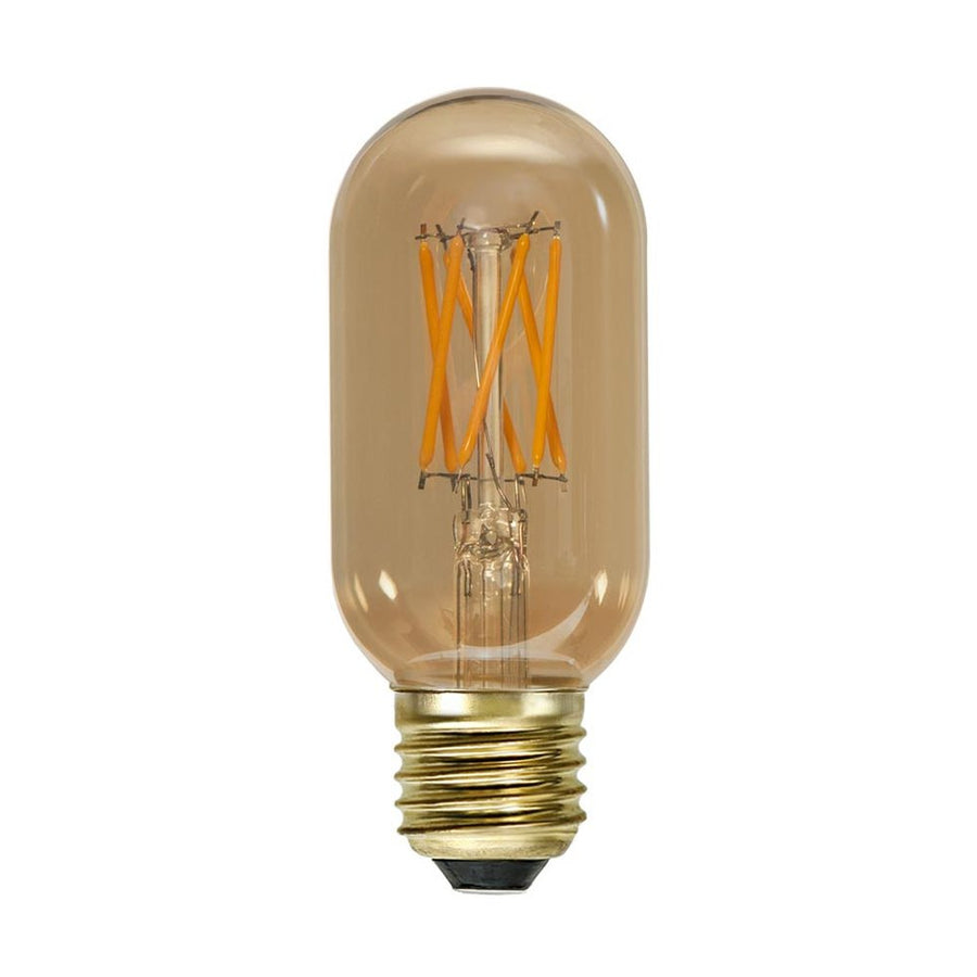 Vintage Gold dekorációs izzó. Meleg fehér fényű LED dekorációs izzó borostyánszín üveggel.