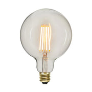 Clear Filament dekorációs izzó. Meleg fehér fényű LED dekorációs izzó áttetsző üveggel. 