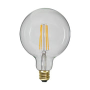 Clear Filament dekorációs izzó. Meleg fehér fényű LED dekorációs izzó áttetsző üveggel. 