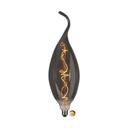 Industrial Vintage meleg fehér fényű, LED dekorációs vintage izzó füstszínű üveggel. 