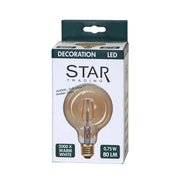 Amber Soft Glow vintage LED dekorációs izzó doboza.